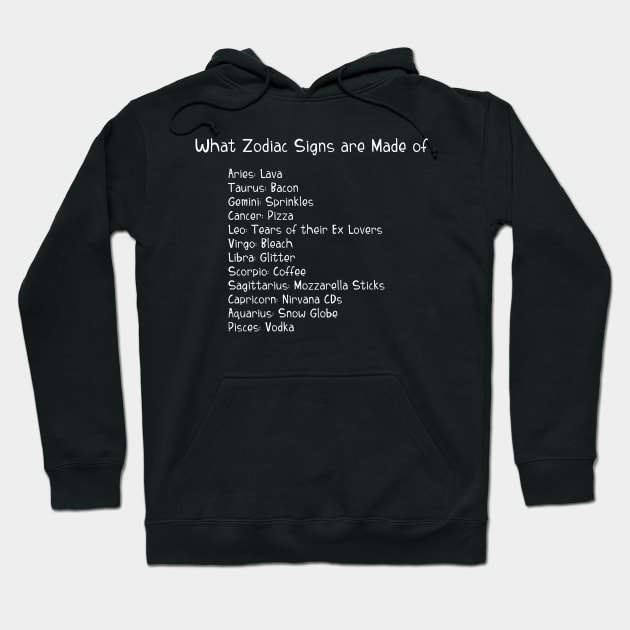 A Zodiac Sign Test: What Zodiac Signs are Made Of Hoodie by Wanderer Bat